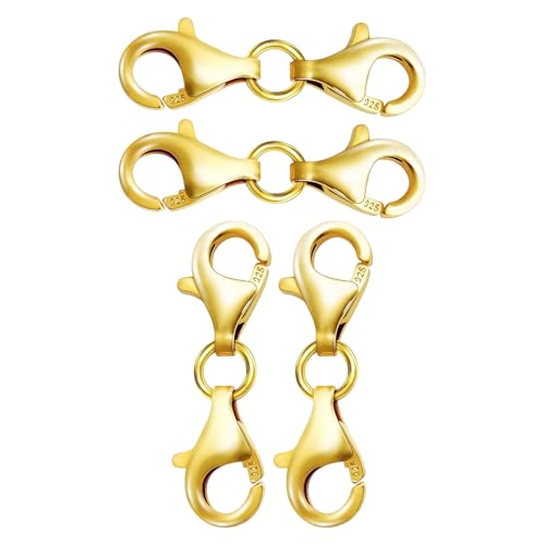 Elegante Silber Doppel Verschlussverbindungslink Silber Doppelhummer Klauenanschlüsse Für Halskette Und Armbandverstärkung von Ldabrye