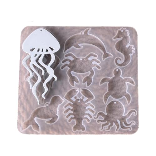 Epoxidharz-Formen, Meerestier-Ohrringe, Silikonformen, Harz-Anhänger, Schmuck, Schlüsselanhänger, Werkzeug, Meerestier-Anhänger, Silikon für Epoxidharz, rund Epoxidharz-Formen, Meerestier-Ohrringe, Silikonformen, Harz-Anhänger, Schmuck, Schlüsselanhänger, Werkzeug, Meerestier-Anhänger, Silikon für Epoxidharz, rund von Ldabrye