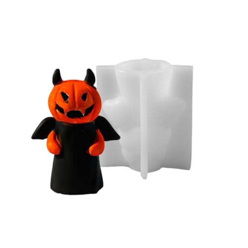 Flexible Silikonform Halloween Kürbisform Kerzenform Duft Aromatherapys Herstellung Form Handgefertigter Ornamentform von Ldabrye
