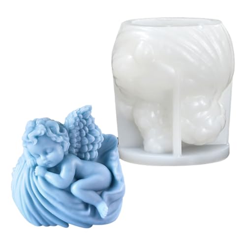 Flügelbabystatue Silikonkerzenformen Für Epoxidharz Handgefertigte Kerzenseife Machen Home Decoration Valentines Anwesend Flügelbabystatue Silikonkerzenformen Für Epoxidharz Handgefertigte Kerzenseife Machen Home Decoration Valentines Anwesend von Ldabrye