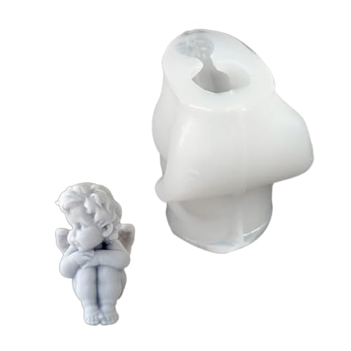 Flügelbabystatue Silikonkerzenformen Für Epoxidharz Handgefertigte Kerzenseife Machen Home Decoration Valentines Anwesend Flügelbabystatue Silikonkerzenformen Für Epoxidharz Handgefertigte Kerzenseife Machen Home Decoration Valentines Anwesend von Ldabrye