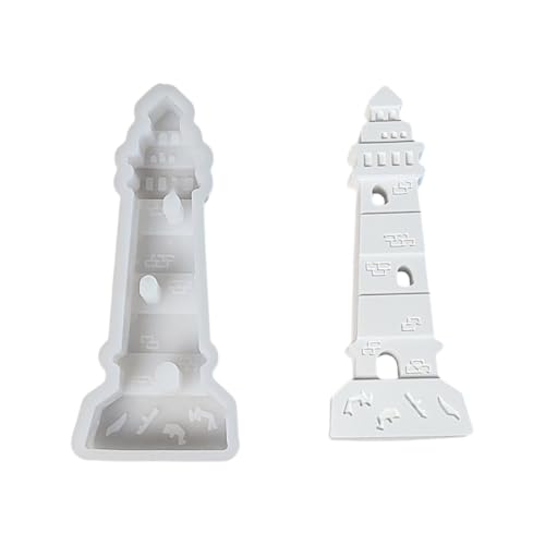 Gießformen Leuchtturm Silikonformen Seife leicht zu reinigen Ornament Epoxidharz von Ldabrye