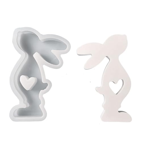 Herz-Harz-Form, Ostern, Silikon-Bastelform, handgefertigte Seife, Backform, Heimdekoration von Ldabrye