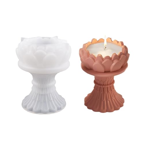 Kerzenhalter Silikonform Blüten Kerzenseckbeton Formen Blütenpot Plastern Schimmel Schmuck Aufbewahrung Schüssel Kerzenhalter Formen Für Epoxidharz von Ldabrye