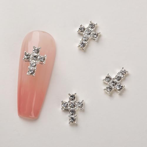 Ldabrye 10 x Retro-Charm-Anhänger aus Legierung, Strasssteine, Punk, Gothic, Kunstbedarf von Ldabrye