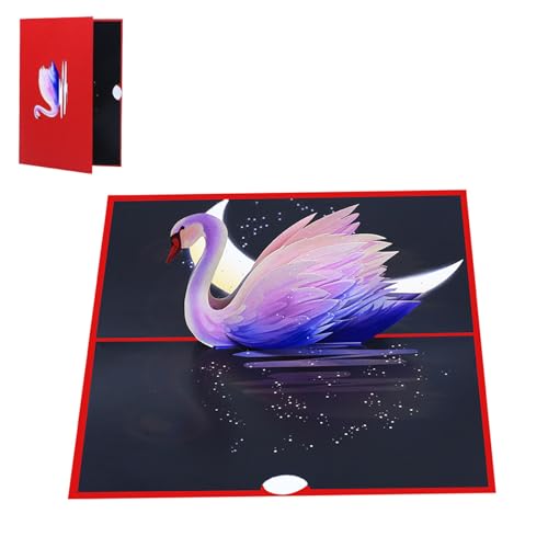 Ldabrye 3D Valentines Day Card Mit Umschlag 3D Valentines Karte Klappern Valentines Grußkarte Für Ehemann Frau Freund von Ldabrye