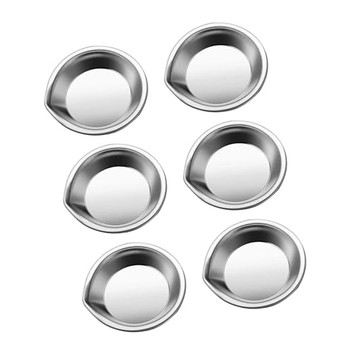 Ldabrye 6 Stück/Set Edelstahl Farbmischpaletten Tablett Kleine Farbpaletten Runde Farbschale zum Mischen versch Ldabrye 6 Stück/Set Edelstahl Farbmischpaletten Tablett Kleine Farbpaletten Runde Farbschale zum Mischen versch von Ldabrye