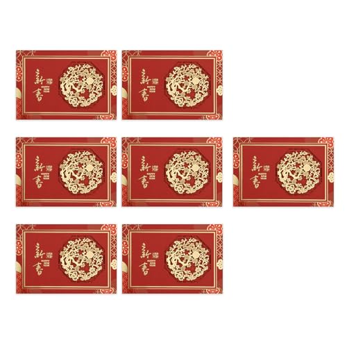 Ldabrye 7pcs Einzigartige 3D Popup Neujahrskarten 2025 Jahr Der Schlange Für Familienversammlungen Und Festivalanlagen Ldabrye 7pcs Einzigartige 3D Popup Neujahrskarten 2025 Jahr Der Schlange Für Familienversammlungen Und Festivalanlagen von Ldabrye