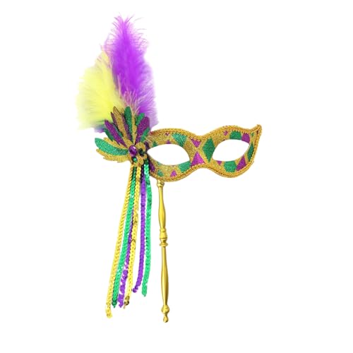 Ldabrye Damen Herren Kostüme Festival Halloween Gesicht Maskerade Halbgesicht Karneval Party Aufführungen von Ldabrye