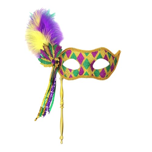 Ldabrye Damen Herren Kostüme Festival Halloween Gesicht Maskerade Halbgesicht Karneval Party Aufführungen von Ldabrye