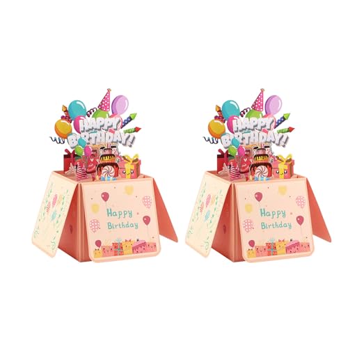 Ldabrye Delicate Boxes Geburtstagskartenumschlag Schönes Klappfest Festival Grußkarte Geburtstagskarte Für Geburtstage Graduationen von Ldabrye
