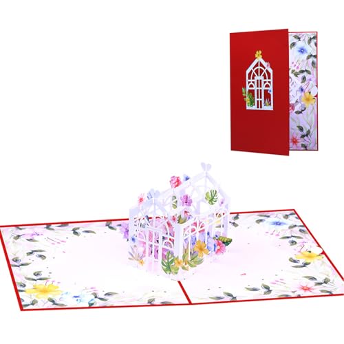 Ldabrye Einzigartige 3D Popup Feierkarte Elegante 3D Popup Grußkarte Für Festival Flower House Glückwunschkarte Ldabrye Einzigartige 3D Popup Feierkarte Elegante 3D Popup Grußkarte Für Festival Flower House Glückwunschkarte von Ldabrye