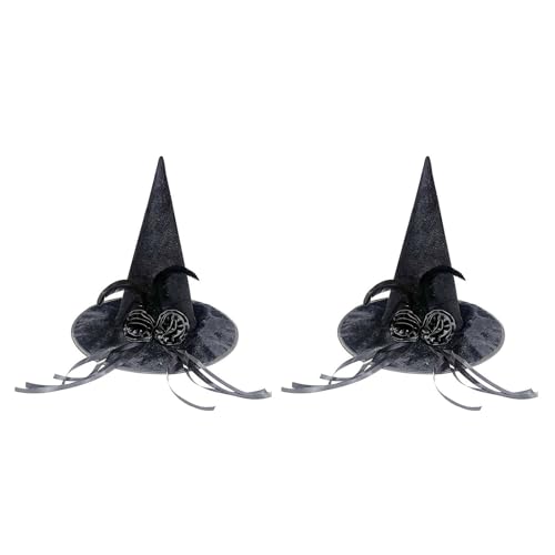 Ldabrye Eleganter Hexenhut, samtig mit farbigen Schleifen, Rosen, Akzent für Halloween, Kostümpartys, Halloween, Partyzubehör, spitze Spitze, Hexenhut Ldabrye Eleganter Hexenhut, samtig mit farbigen Schleifen, Rosen, Akzent für Halloween, Kostümpartys, Halloween, Partyzubehör, spitze Spitze, Hexenhut von Ldabrye