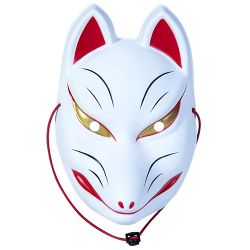 Ldabrye Füchse für Frauen Mann Maskerade Japanische Anime Cosplays Tier Vollgesicht Halloween Cosplays Ldabrye Füchse für Frauen Mann Maskerade Japanische Anime Cosplays Tier Vollgesicht Halloween Cosplays von Ldabrye