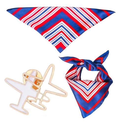 Ldabrye Girl Stewardess & Sonnenbrille+Kerchiefs Für Halloween Frau Carnivals Fotografie Sunpoof Flugbegeisterter Ldabrye Girl Stewardess & Sonnenbrille+Kerchiefs Für Halloween Frau Carnivals Fotografie Sunpoof Flugbegeisterter von Ldabrye