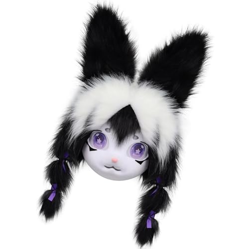 Ldabrye Plüsch-Hasen-Kopfbedeckung, Tier-Hasenkopf, Pelzanzug, Halloween, Maskerade, Cosplay, Kostüm, Zubehör, Kinder, Erwachsene, Halloween, Maskerade, Cosplay, Kostüm-Requisiten Ldabrye Plüsch-Hasen-Kopfbedeckung, Tier-Hasenkopf, Pelzanzug, Halloween, Maskerade, Cosplay, Kostüm, Zubehör, Kinder, Erwachsene, Halloween, Maskerade, Cosplay, Kostüm-Requisiten von Ldabrye