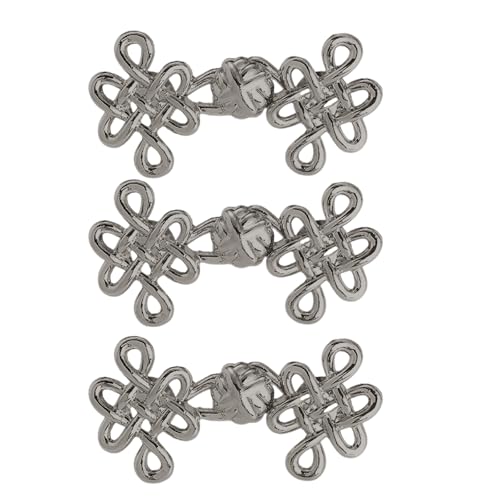 Ldabrye Taillenverschluss im Vintage-Stil, chinesischer Knoten, Metall, rostfrei, verstellbar, für lose Hosen Ldabrye Taillenverschluss im Vintage-Stil, chinesischer Knoten, Metall, rostfrei, verstellbar, für lose Hosen von Ldabrye