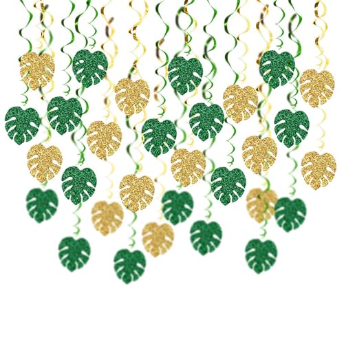 Ldabrye Tropicals Monstera Hawaiianer-Party-Dekorationen, Monstera-Party-Behang, Folien, Deckendekorationen für Luaus-Hawaiianer-Dekorationen Ldabrye Tropicals Monstera Hawaiianer-Party-Dekorationen, Monstera-Party-Behang, Folien, Deckendekorationen für Luaus-Hawaiianer-Dekorationen von Ldabrye