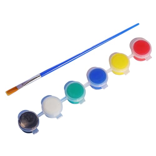 Ldabrye Unbemaltte Maskeradenmaske Mit Acrylfarbe Und Pinsel Für Halloween Cosplay Party Handfarbenpapiermaske von Ldabrye