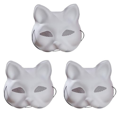 Ldabrye Unbemaltte Maskeradenmaske Mit Acrylfarbe Und Pinsel Für Halloween Cosplay Party Handfarbenpapiermaske Ldabrye Unbemaltte Maskeradenmaske Mit Acrylfarbe Und Pinsel Für Halloween Cosplay Party Handfarbenpapiermaske von Ldabrye