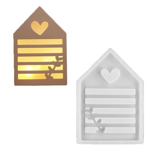 Love House Siliconformen Handgefertigte Gießformen Plastern Formen Epoxidharzformen Gießen Formen Für Die Heimdekoration Love House Siliconformen Handgefertigte Gießformen Plastern Formen Epoxidharzformen Gießen Formen Für Die Heimdekoration von Ldabrye
