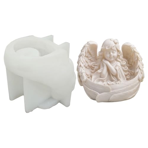 Mädchenflügel Skulptur Silikonformen Für Epoxidharz Teelichthalter Kerzenhalter Gips Ornament Home Dekoration Mädchenflügel Skulptur Silikonformen Für Epoxidharz Teelichthalter Kerzenhalter Gips Ornament Home Dekoration von Ldabrye