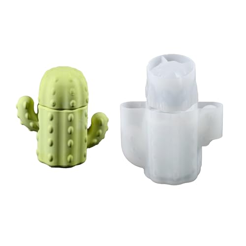 Mehrzweckstock Silikon Cactus Cup Form Set Accessoire Für Haushaltsnutzung Aufbewahrungsbox Handwerksbedarf von Ldabrye