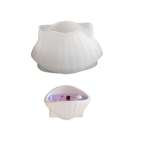 Modische Silikonschale in Muschelform für Epoxidharz, Schmuck, Tellerhalter, Handwerk, Kunst und Heimdekoration von Ldabrye