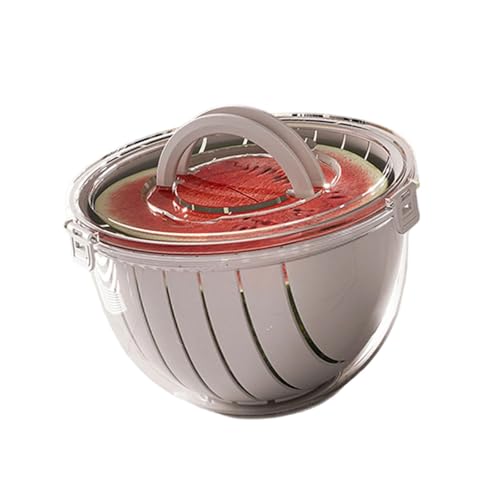 Obst-Gemüse-Waschkorb, Wassermelonenschneider, ergonomischer Griff, Küchenhelfer für Familien, Haustier-Küchenorganisation Obst-Gemüse-Waschkorb, Wassermelonenschneider, ergonomischer Griff, Küchenhelfer für Familien, Haustier-Küchenorganisation von Ldabrye