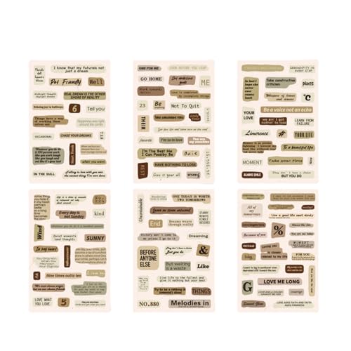 Retro Wasserdichte Haustierplaner Aufkleber Einzigartige Buchstaben Designs Für Scrapbooking Und Journaling Decoration Decorative Decal Retro Wasserdichte Haustierplaner Aufkleber Einzigartige Buchstaben Designs Für Scrapbooking Und Journaling Decoration Decorative Decal von Ldabrye