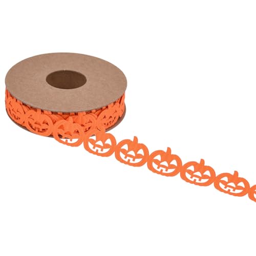 Ripsband für Schleifen, Schachteln, Bastelarbeiten, Dekoration, Geschenkverpackung, mehrfarbig, Halloween-Aushöhlung Ripsband für Schleifen, Schachteln, Bastelarbeiten, Dekoration, Geschenkverpackung, mehrfarbig, Halloween-Aushöhlung von Ldabrye