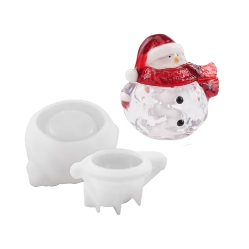 Schöne Designs, stabile Silikonform für Seifenherstellung, tragbar, für Schneemann, handgefertigte Geschenke und Ornamente von Ldabrye