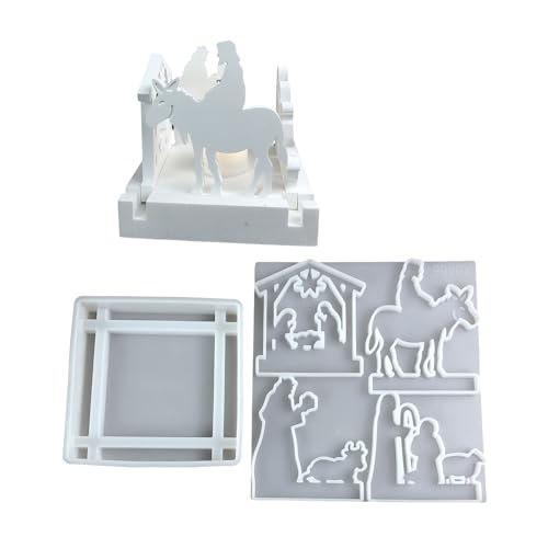 Set Von 2 Künstlerischen Silikonform Schmutzformen Heilige Familie Harzformen Handherstellung Für Oder Bürodekoration Set Von 2 Künstlerischen Silikonform Schmutzformen Heilige Familie Harzformen Handherstellung Für Oder Bürodekoration von Ldabrye
