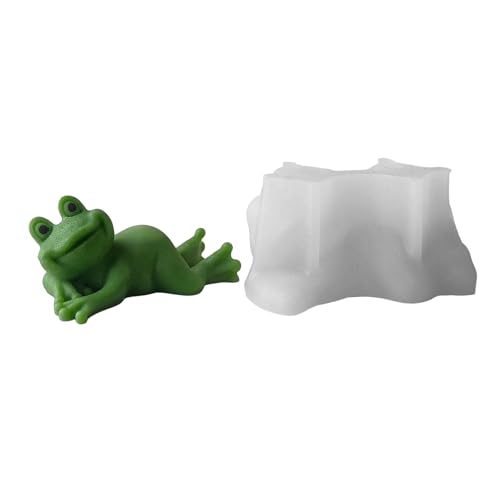 Silikonform mit Cartoon-Fröschen für süße Raumdekorationen, Seifen und Kuchen, Bastelseife, Schokoladenformen für den Tisch von Ldabrye