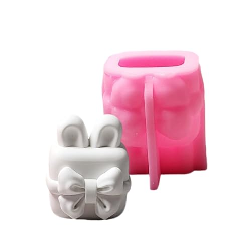 Silikonform mit Hasenohren, für Seifenherstellung, Hasen, Silikonformen, Fondant, Silikonformen für Süßigkeiten, Backen, lebensmittelechtes Silikon von Ldabrye