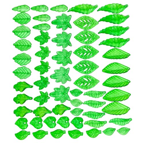 Verschiedene Acrylblatt Charms Basteln Perlen Mehrere Designoptionen Clear Green Craft Accessoires Für Schmuckherstellung von Ldabrye