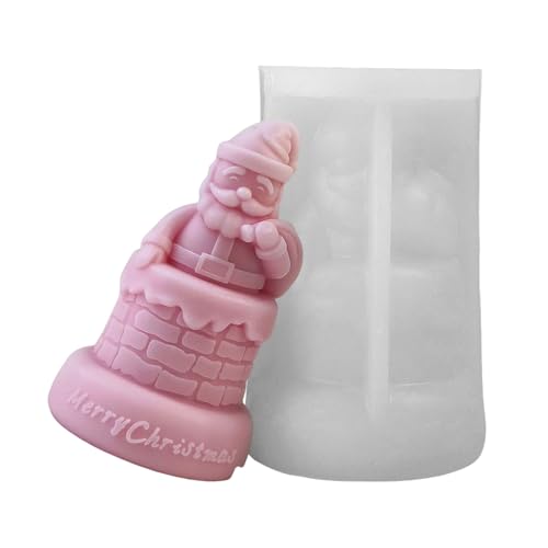Weihnachten Santa Silicone Kerze Schimmel Kreative Weihnachtsform Duft Kerze Herstellung Silikonform Für Die Weihnachtsfeier von Ldabrye