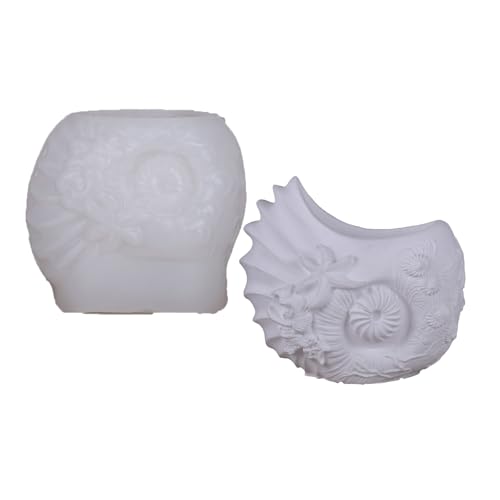 Wiederverwendbare Muschelform Silikonform Für Harzguss Zement Pflanzer Handwerk Schmuckschale Dekorationen Conch Form Silikonform Wiederverwendbare Muschelform Silikonform Für Harzguss Zement Pflanzer Handwerk Schmuckschale Dekorationen Conch Form Silikonform von Ldabrye