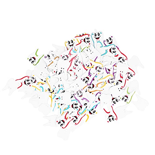 100pcs Holzknöpfe Cartoon Zähne Form gemischte Farbpackungs Schalterbuch von Ldafava