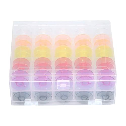 50 pcs Doppeldecke Kunststoffbox -Farbfarbe transparente Kunststoffspulen Spulen -Spulen -Werkzeug Organizer Hülle für Nähenthusiasten und Handwerker 12x9.6x5 cm 50 pcs Doppeldecke Kunststoffbox -Farbfarbe transparente Kunststoffspulen Spulen -Spulen -Werkzeug Organizer Hülle für Nähenthusiasten und Handwerker 12x9.6x5 cm von Ldafava