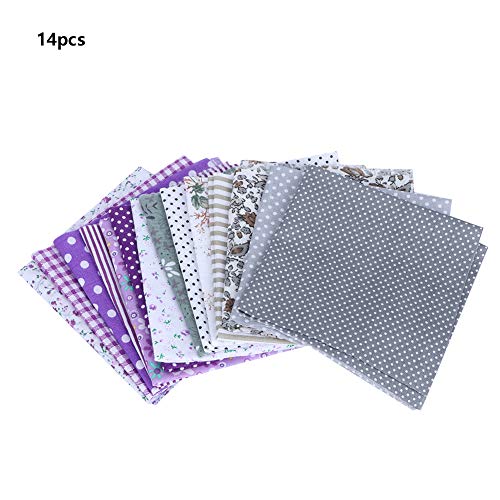 Gedrucktes Baumwollstoff -Sortiment 14pcs Verschiedene schöne Muster DIY -Nähmaterial für Home Textile Bettwäsche Kissen Kissen 25x25 cm Gedrucktes Baumwollstoff -Sortiment 14pcs Verschiedene schöne Muster DIY -Nähmaterial für Home Textile Bettwäsche Kissen Kissen 25x25 cm von Ldafava