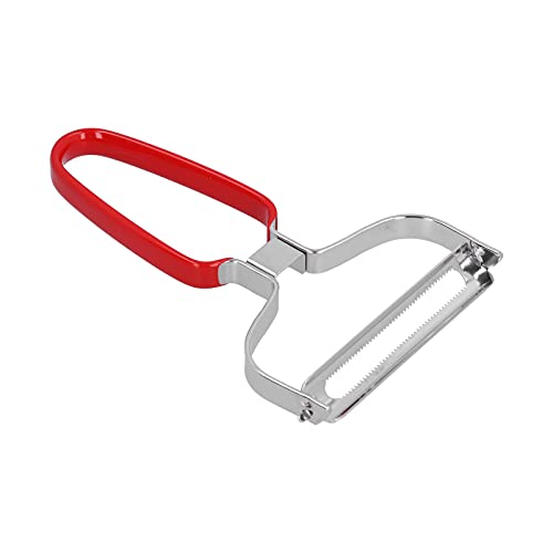 Gemüse Schälere Multifunktionales manuelles Handbuch Obstgurke Schäppchen Werkzeug Edelstahl Klinge Plastikgriff Küche Camping Essentiell (Rot) von Ldafava