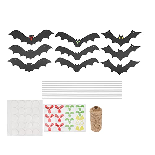 Ldafava 9 PCs Hängende Fledermäuse Dekoration Courtyard Halloween Party Festival Fliegende Fledermäuse Hängende Ornamente Ldafava 9 PCs Hängende Fledermäuse Dekoration Courtyard Halloween Party Festival Fliegende Fledermäuse Hängende Ornamente von Ldafava