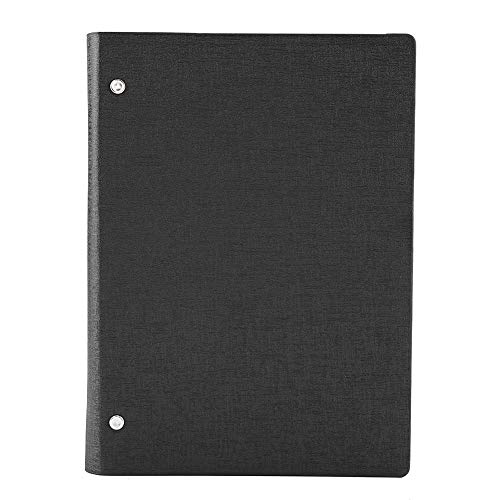 Scrapbook Cuting Stempel Schablone Speicherbuch Hülle Halter Notebook -Stil Langlebiger synthetischer Lederabdeckungsorganisator für Handwerksbegeisterte Schwarz Brown Cover (Lagern Sie diese von Ldafava