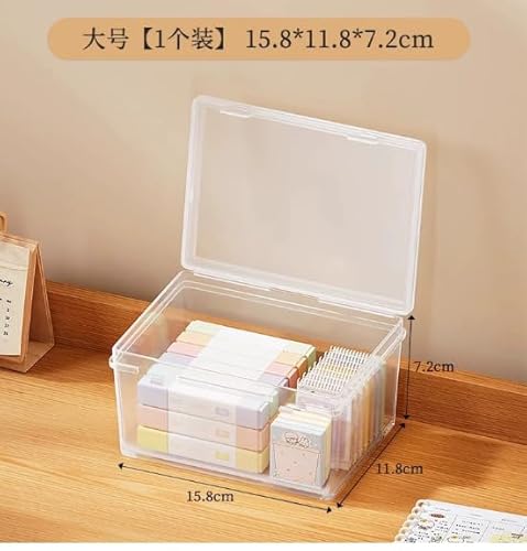 LdawyDE Karteikarten Box Groß, 2 Stück Karteikasten A6 Quer, 15,8 x 11,8 x 7,2 cm Karteikartenbox A6 mit Deckel, Vokabelbox für bis zu 500 Karten für Karteikasten, Lernkarten, Visitenkarten LdawyDE Karteikarten Box Groß, 2 Stück Karteikasten A6 Quer, 15,8 x 11,8 x 7,2 cm Karteikartenbox A6 mit Deckel, Vokabelbox für bis zu 500 Karten für Karteikasten, Lernkarten, Visitenkarten von LdawyDE