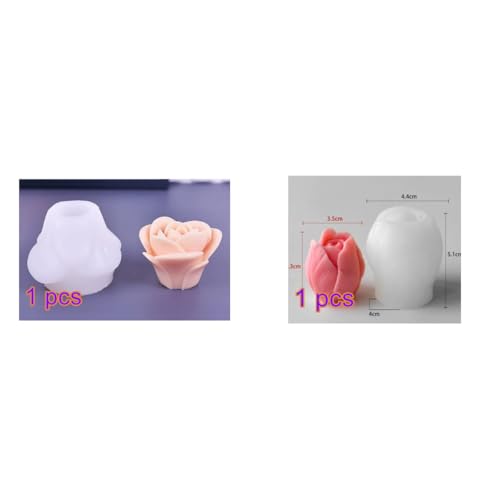 LdawyDE Silikonform Blumen - Gießform Blumenkugel - 2 Stück Silikonform Rose und Tulpenform, Kerzen Formen Silikon Rosen, Geeignet für Kerzenherstellung, Handgefertigte Seifenherstellung LdawyDE Silikonform Blumen - Gießform Blumenkugel - 2 Stück Silikonform Rose und Tulpenform, Kerzen Formen Silikon Rosen, Geeignet für Kerzenherstellung, Handgefertigte Seifenherstellung von LdawyDE