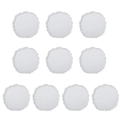 10 Stcs Kristall Achat Scheibe Form Glänzende Becher Kadettharz Gussform Schimmel Schmuck Dekorative Herstellung Epoxid Silikonform Achat Scheibe Tasse Matte Guss Silikonform 10 Stcs Kristall Achat Scheibe Form Glänzende Becher Kadettharz Gussform Schimmel Schmuck Dekorative Herstellung Epoxid Silikonform Achat Scheibe Tasse Matte Guss Silikonform von Ldbuejiaja