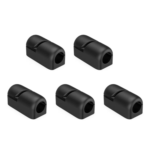 5 x Kabel-Clip-Organizer, Schreibtisch-Kabel-Management-Basisklemme, Verschluss, Silikon, praktische Netzkabel-Klemme 5 x Kabel-Clip-Organizer, Schreibtisch-Kabel-Management-Basisklemme, Verschluss, Silikon, praktische Netzkabel-Klemme von Ldbuejiaja