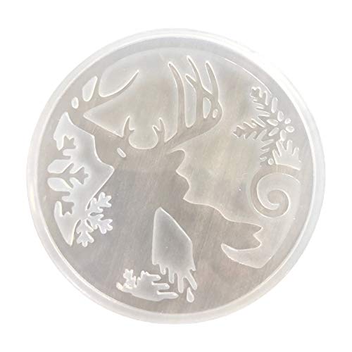 Blumen Für Katze Weihnachtsfest Elch Schlüsselbund Harzform Silikonform Duft Gips Polymer Ton UV Epoxy Formen Silikon von Ldbuejiaja