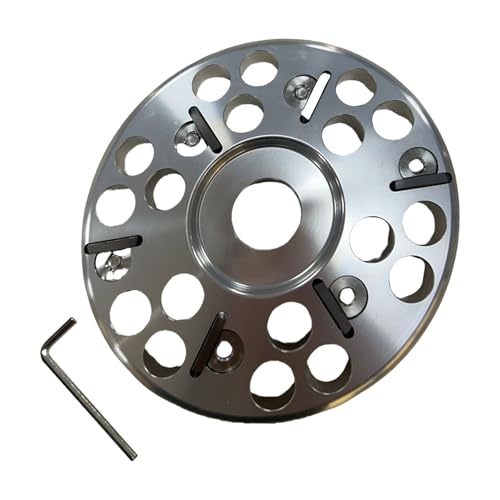 Farm Allloy Hufschleifscheibe für Nutztiere, 12 cm Durchmesser, 6 Schneidkanten, Hufschneideplatte für die Fellpflege von Schafen und Rindern Farm Allloy Hufschleifscheibe für Nutztiere, 12 cm Durchmesser, 6 Schneidkanten, Hufschneideplatte für die Fellpflege von Schafen und Rindern von Ldbuejiaja